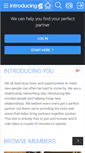 Mobile Screenshot of introducingyou.com